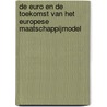 De euro en de toekomst van het Europese maatschappijmodel door M. Eyskens