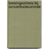 Toetsingscriteria bij concentratiecontrole
