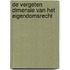 De vergeten dimensie van het eigendomsrecht