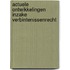 Actuele ontwikkelingen inzake verbintenissenrecht