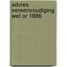 Advies vereenvoudiging wet or 1986 by Unknown