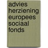 Advies herziening europees sociaal fonds door Onbekend