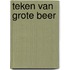 Teken van grote beer