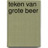 Teken van grote beer