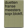 Duetten franse meesters sopr.blokfl. by Vellekoop