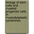 Biology of stem cells and myeloid progenitor cells in myelodysplastic syndromes