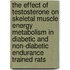 The effect of testosterone on skeletal muscle energy metabolism in diabetic and non-diabetic endurance trained rats