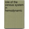 Role of the venous system in hemodynamic by Kooman