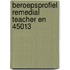 Beroepsprofiel remedial teacher EN 45013