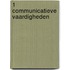 1 Communicatieve vaardigheden