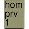 HOM PRV 1 by J. van Hoof