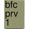 BFC PRV 1 door M. Koot