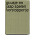 Guusje en jaap spelen verstoppertje