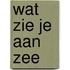 Wat zie je aan zee
