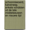 Schoonrewoerd, Kalverweg. Enkele vondsten uit de Late Middeleeuwen en Nieuwe Tijd door E. Eimermann