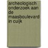 Archeologisch onderzoek aan de Maasboulevard in Cuijk
