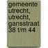 Gemeente Utrecht, Utrecht, Gansstraat 38 t/m 44