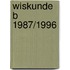 Wiskunde B 1987/1996