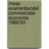 Meao examenbundel commerciele economie 1986/93 door Onbekend