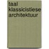 Taal klassicistiese architektuur
