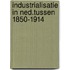 Industrialisatie in ned.tussen 1850-1914
