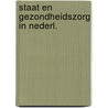 Staat en gezondheidszorg in nederl. by Juffermans