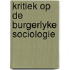Kritiek op de burgerlyke sociologie door Susan Hahn