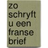 Zo schryft u een franse brief