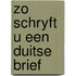 Zo schryft u een duitse brief
