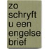 Zo schryft u een engelse brief