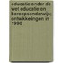 Educatie onder de Wet Educatie en Beroepsonderwijs; ontwikkelingen in 1998
