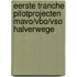 Eerste tranche pilotprojecten mavo/vbo/vso halverwege