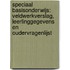 Speciaal basisonderwijs: veldwerkverslag, leerlinggegevens en oudervragenlijst