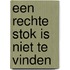 Een rechte stok is niet te vinden