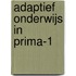 Adaptief onderwijs in Prima-1