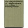 Taalvaardigheidseisen in het zaakvakonderwijs voor eentalige en meertalige klassen by A.J.S. van Gelderen