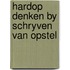 Hardop denken by schryven van opstel