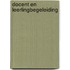 Docent en leerlingbegeleiding