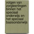 Volgen van zorgleerlingen binnen het speciaal onderwijs en het speciaal basisonderwijs