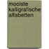 Mooiste kalligrafische alfabetten
