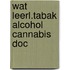 Wat leerl.tabak alcohol cannabis doc