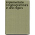 Implementatie Zorgprogramma's in drie regio's