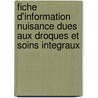 Fiche d'information nuisance dues aux droques et soins integraux door M.P. Planije