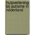Hulpverlening bij autisme in Nederland