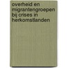 Overheid en migrantengroepen bij crises in herkomstlanden door R. Boomstra