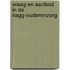 Vraag en aanbod in de Riagg-ouderenzorg