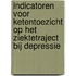 Indicatoren voor ketentoezicht op het ziektetraject bij depressie