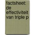 Factsheet: De effectiviteit van Triple P