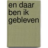 En daar ben ik gebleven by W. Thomas
