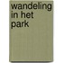 Wandeling in het park